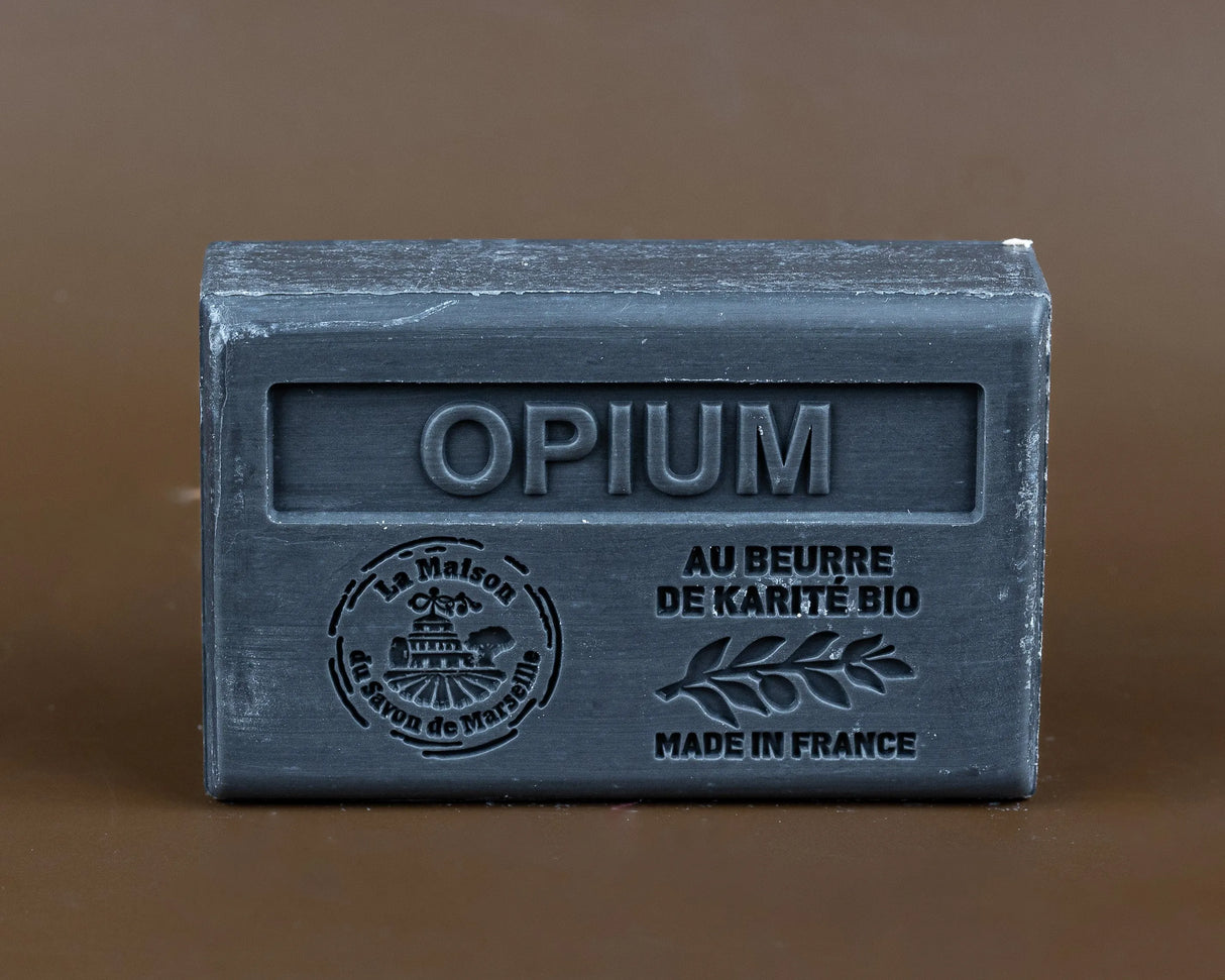 LA MAISON DU SAVON DE MARSEILLE Opium French Soap with Organic Shea Butter, 125g French Soaps UK