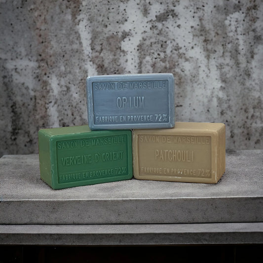 BLEU JAUNE Opium, Marseille Bath & Shower Bar | 250g French Soaps UK