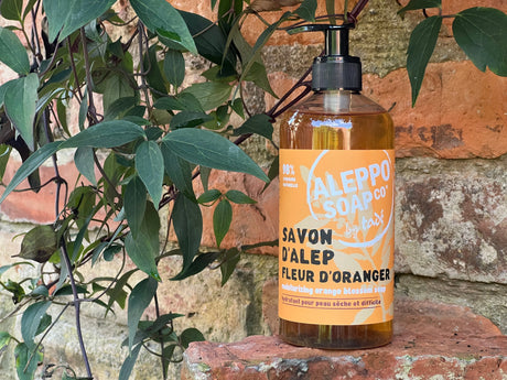 TADÉ PAYS DU LEVANT Orange Blossom Aleppo Liquid Soap, Dry and Intolerant Skin | 500ml French Soaps UK