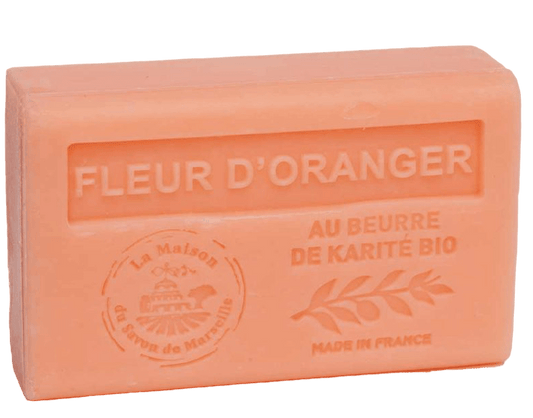 Orange Blossom French Soap with Organic Shea Butter, 125g