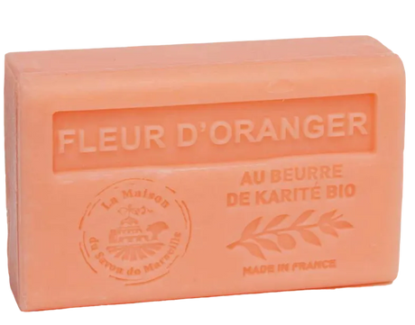La Maison du Savon de Marseille Orange Blossom French Soap with Organic Shea Butter, 125g French Soaps UK