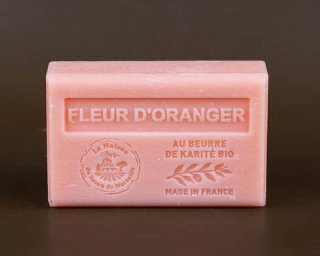 La Maison du Savon de Marseille Orange Blossom French Soap with Organic Shea Butter, 125g French Soaps UK