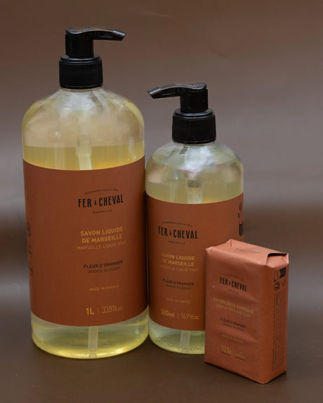 FER A CHEVAL Orange Blossom, Marseille Liquid Soap | 500ml French Soaps UK