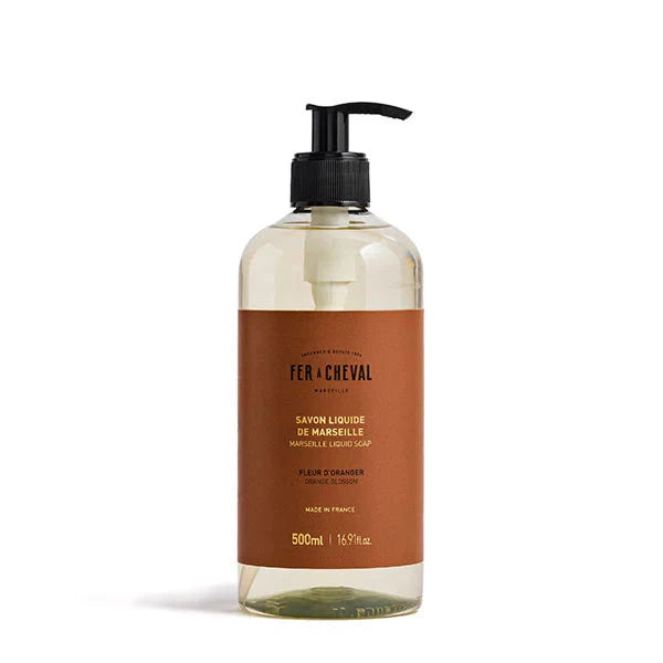 FER A CHEVAL Orange Blossom, Marseille Liquid Soap | 500ml French Soaps UK