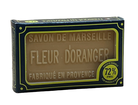 BLEU JAUNE Orange Blossom, Marseille Soap with Shea Butter | 100g French Soaps UK