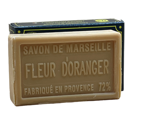 BLEU JAUNE Orange Blossom, Marseille Soap with Shea Butter | 100g French Soaps UK