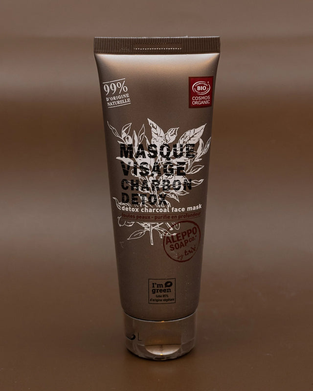 TADÉ PAYS DU LEVANT Organic Charcoal Face Mask, 70ml French Soaps UK