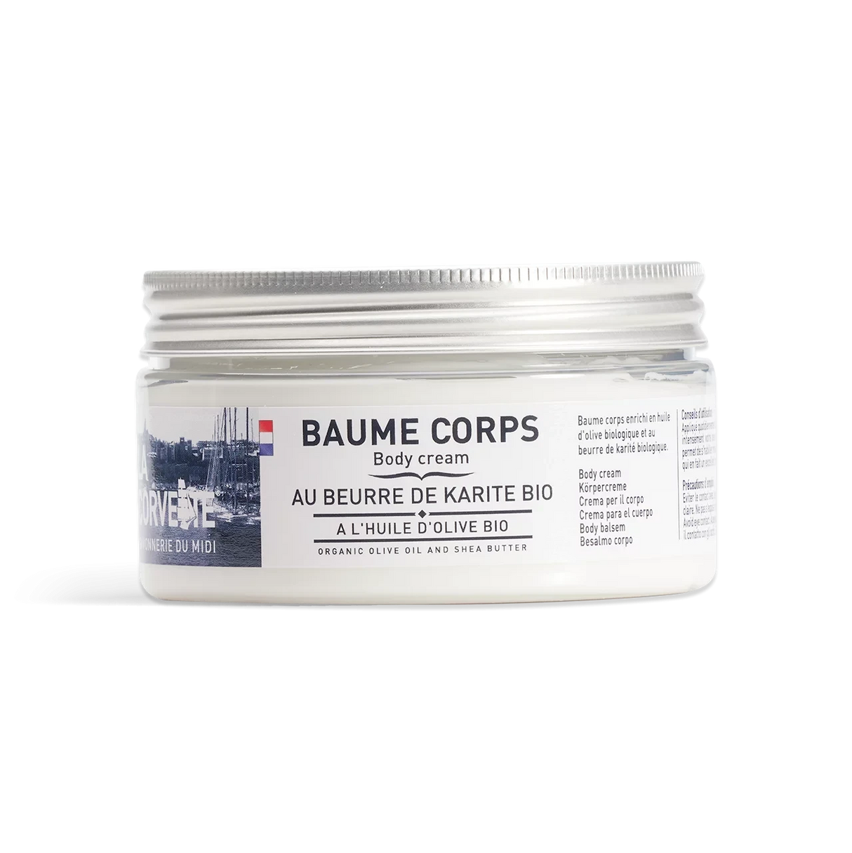 LA CORVETTE Organic Shea Butter Body Cream | 200ml French Soaps UK