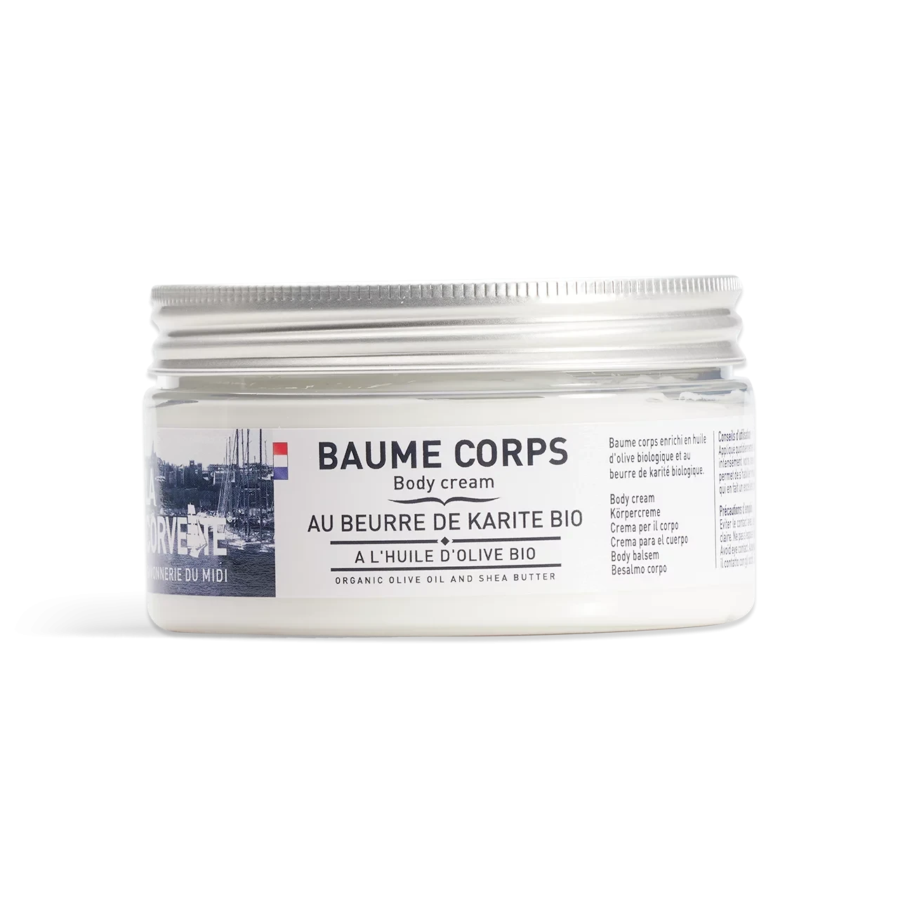 LA CORVETTE Organic Shea Butter Body Cream | 200ml French Soaps UK