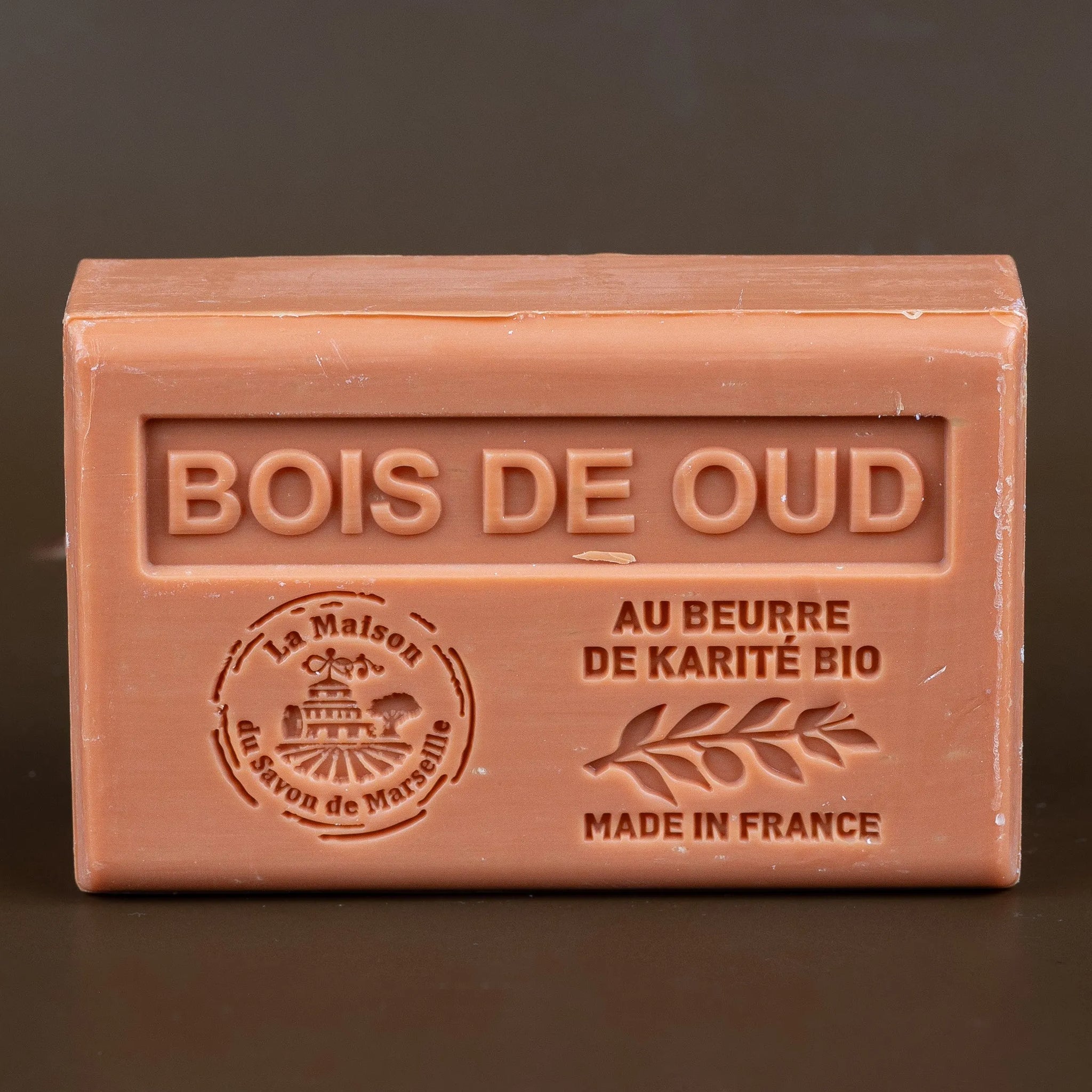 La Maison du Savon de Marseille Oud (Bois de Oud) French Soap with organic Shea Butter 125g French Soaps UK
