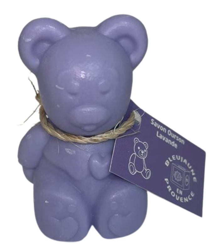 Teddy Bear Shaped Soap, Lavender Fragrance, enriched with Organic Shea Butter | 150g