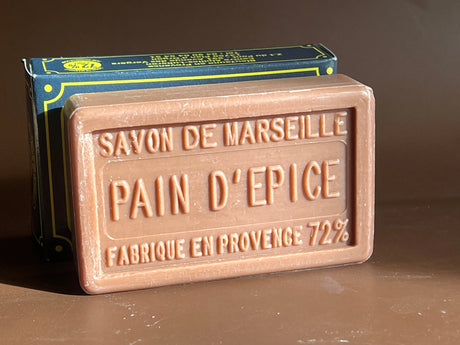 BLEU JAUNE Pain d'Épices, Marseille Soap with Shea Butter | 100g French Soaps UK