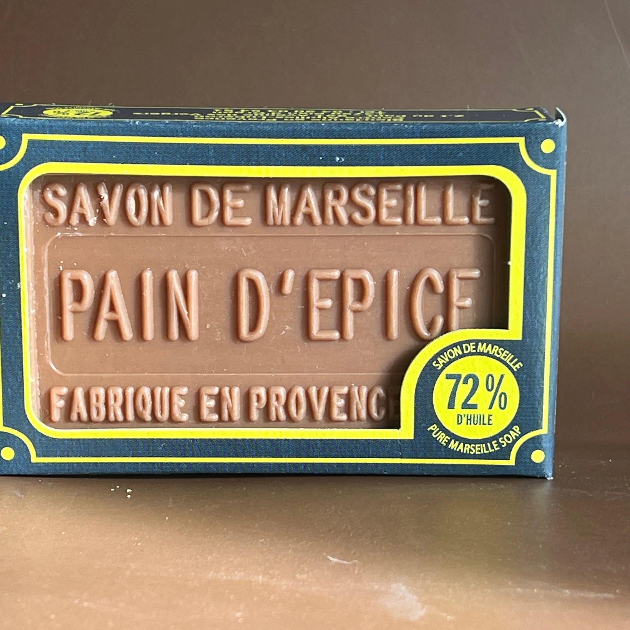 BLEU JAUNE Pain d'Épices, Marseille Soap with Shea Butter | 100g French Soaps UK