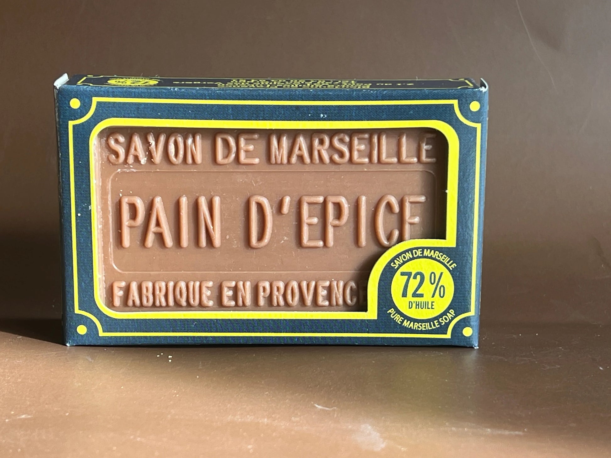 BLEU JAUNE Pain d'Épices, Marseille Soap with Shea Butter | 100g French Soaps UK