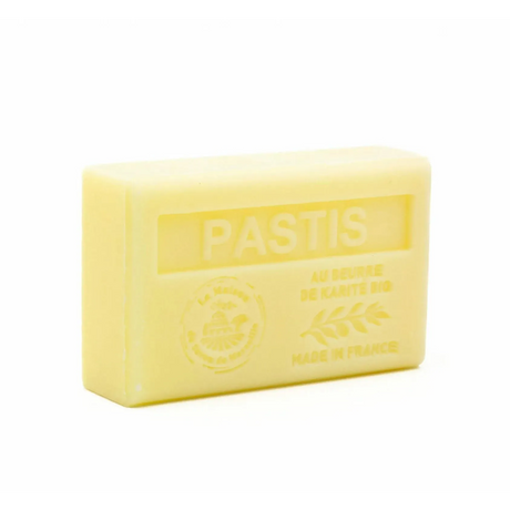LA MAISON DU SAVON DE MARSEILLE Pastis (Aniseed) French Soap with Organic Shea Butter 125g French Soaps UK