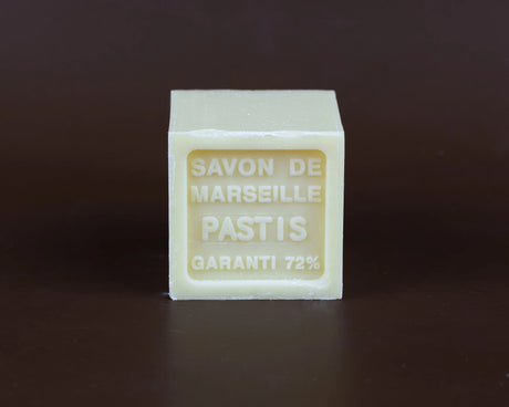 BLEU JAUNE Pastis (Aniseed), Shea Butter Marseille Cube | 100g French Soaps UK