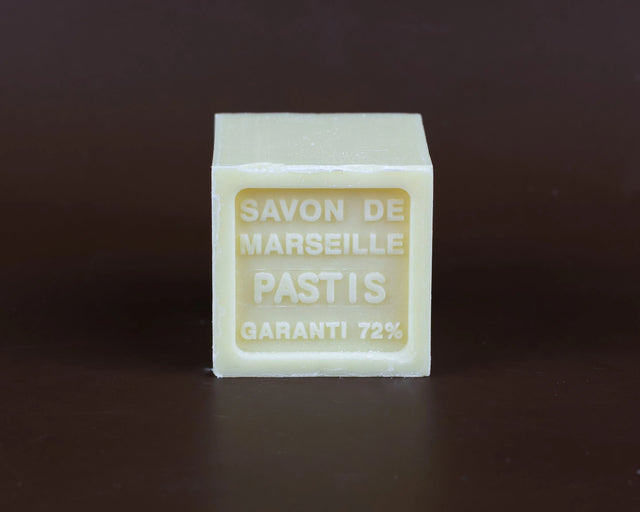 BLEU JAUNE Pastis (Aniseed), Shea Butter Marseille Cube | 100g French Soaps UK
