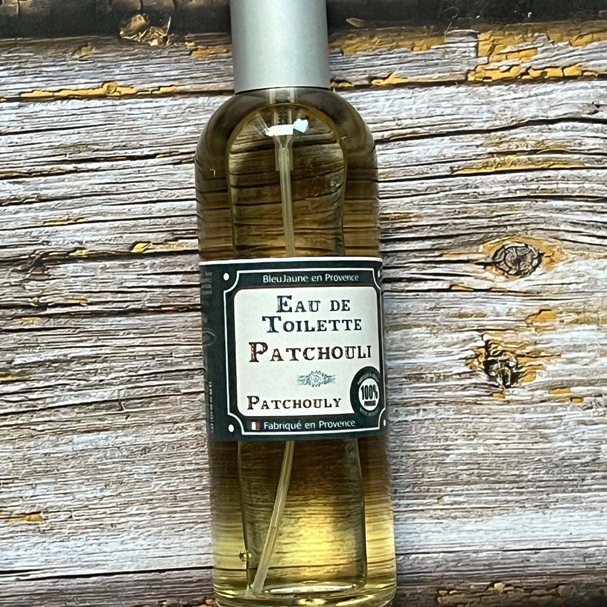 BLEU JAUNE Patchouli, Eau de Toilette from Grasse | 100ml French Soaps UK