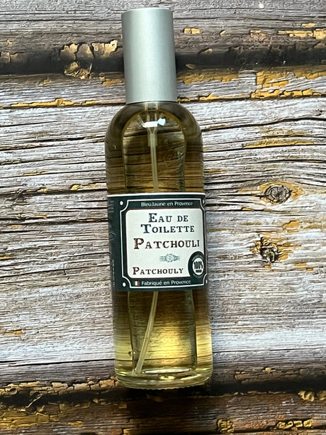 BLEU JAUNE Patchouli, Eau de Toilette from Grasse | 100ml French Soaps UK