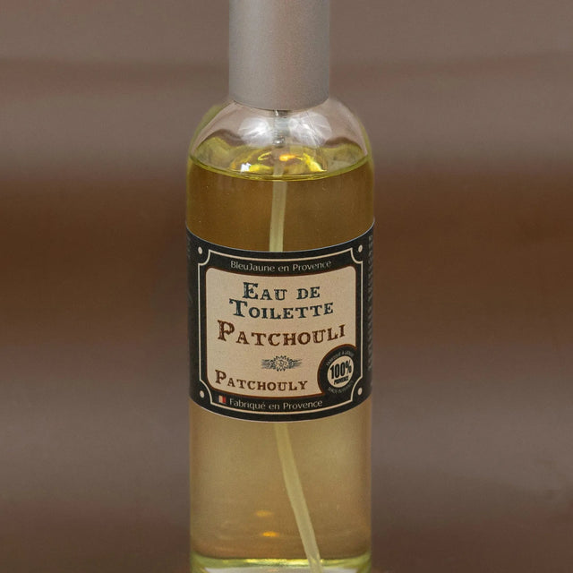BLEU JAUNE Patchouli, Eau de Toilette from Grasse | 100ml French Soaps UK