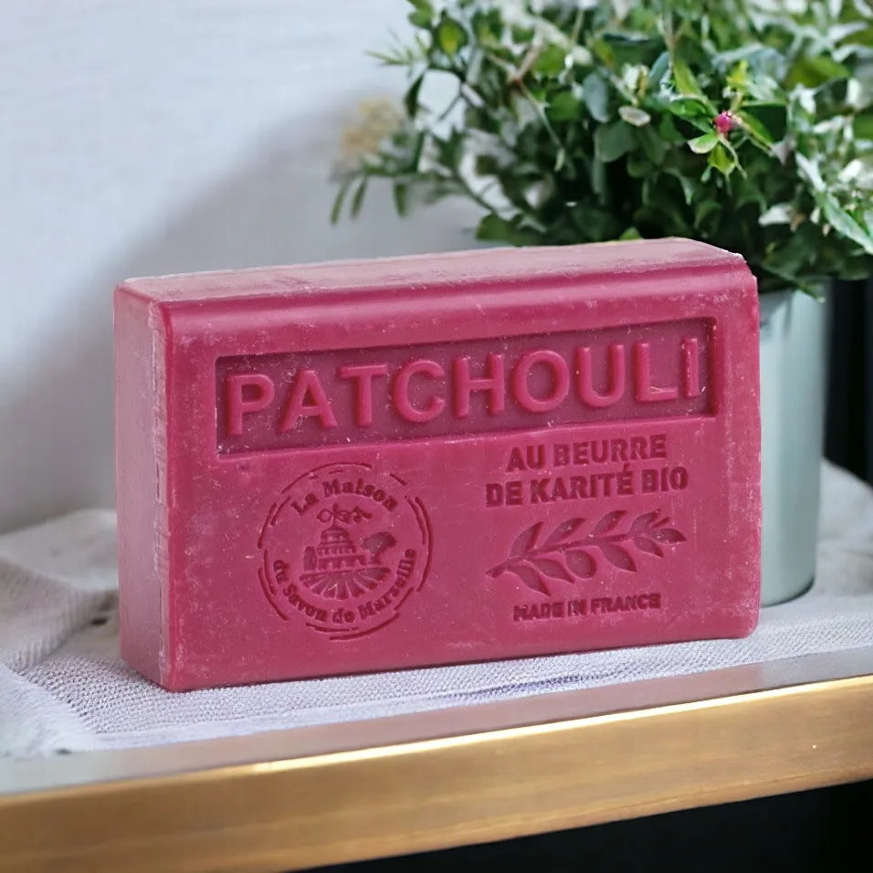 La Maison du Savon de Marseille Patchouli French Soap with Organic Shea Butter 125g French Soaps UK