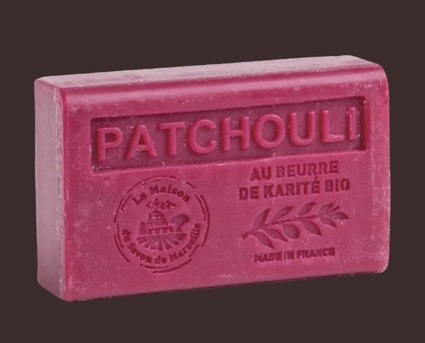 Patchouli French Soap with Organic Shea Butter 125g