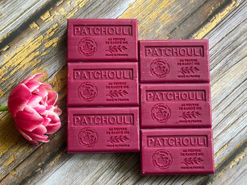 Patchouli French Soap with Organic Shea Butter 125g x 6