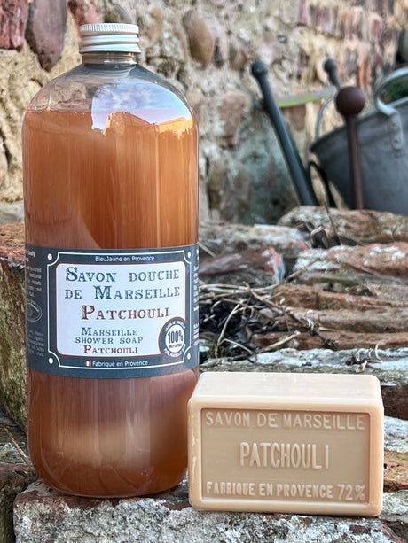 BLEU JAUNE Patchouli, Marseille Liquid Soap | 1L French Soaps UK