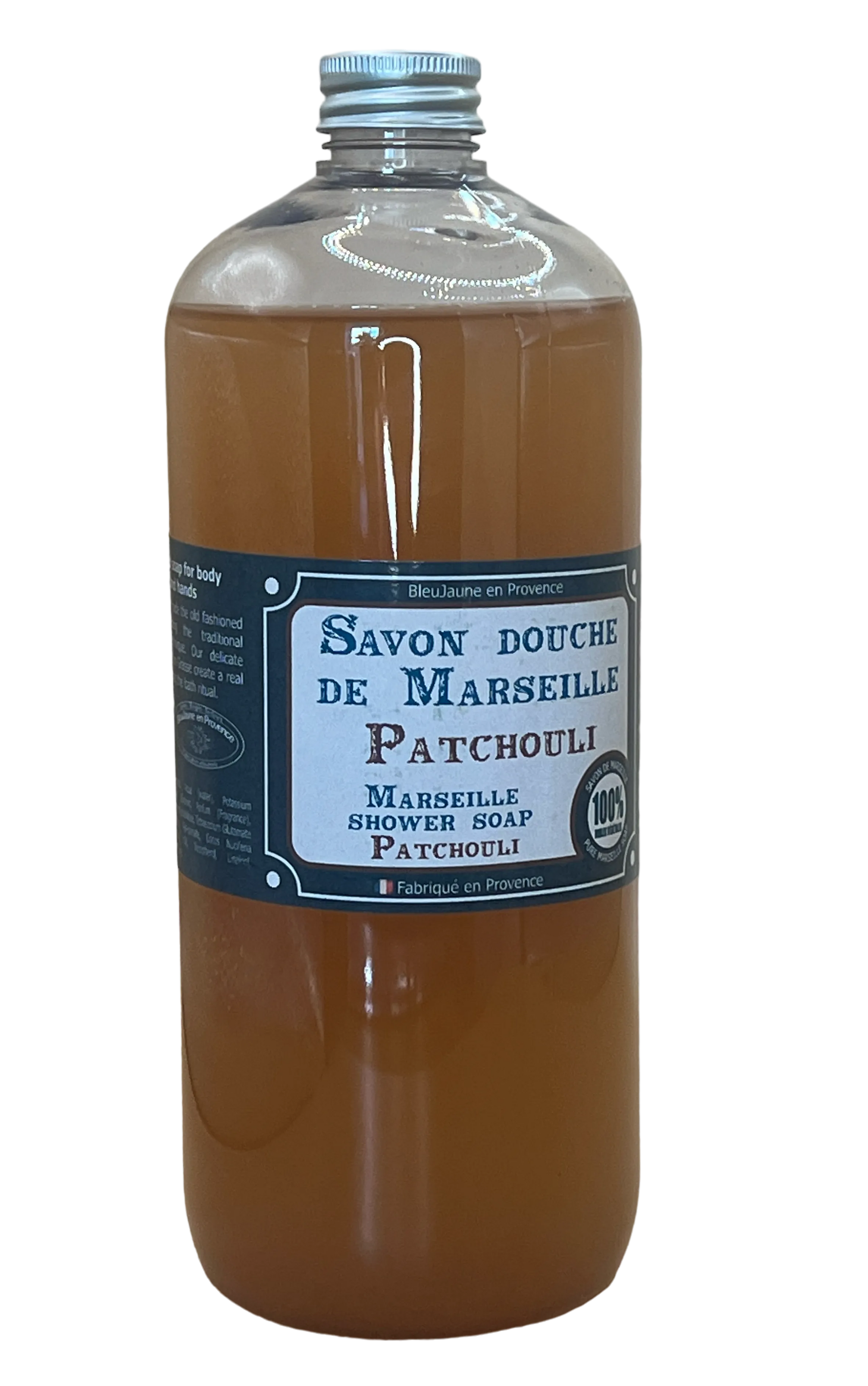 BLEU JAUNE Patchouli, Marseille Liquid Soap | 1L French Soaps UK