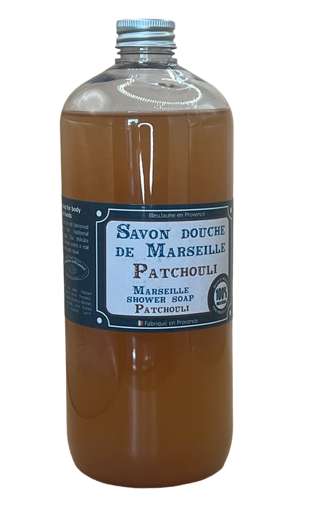 BLEU JAUNE Patchouli, Marseille Liquid Soap | 1L French Soaps UK