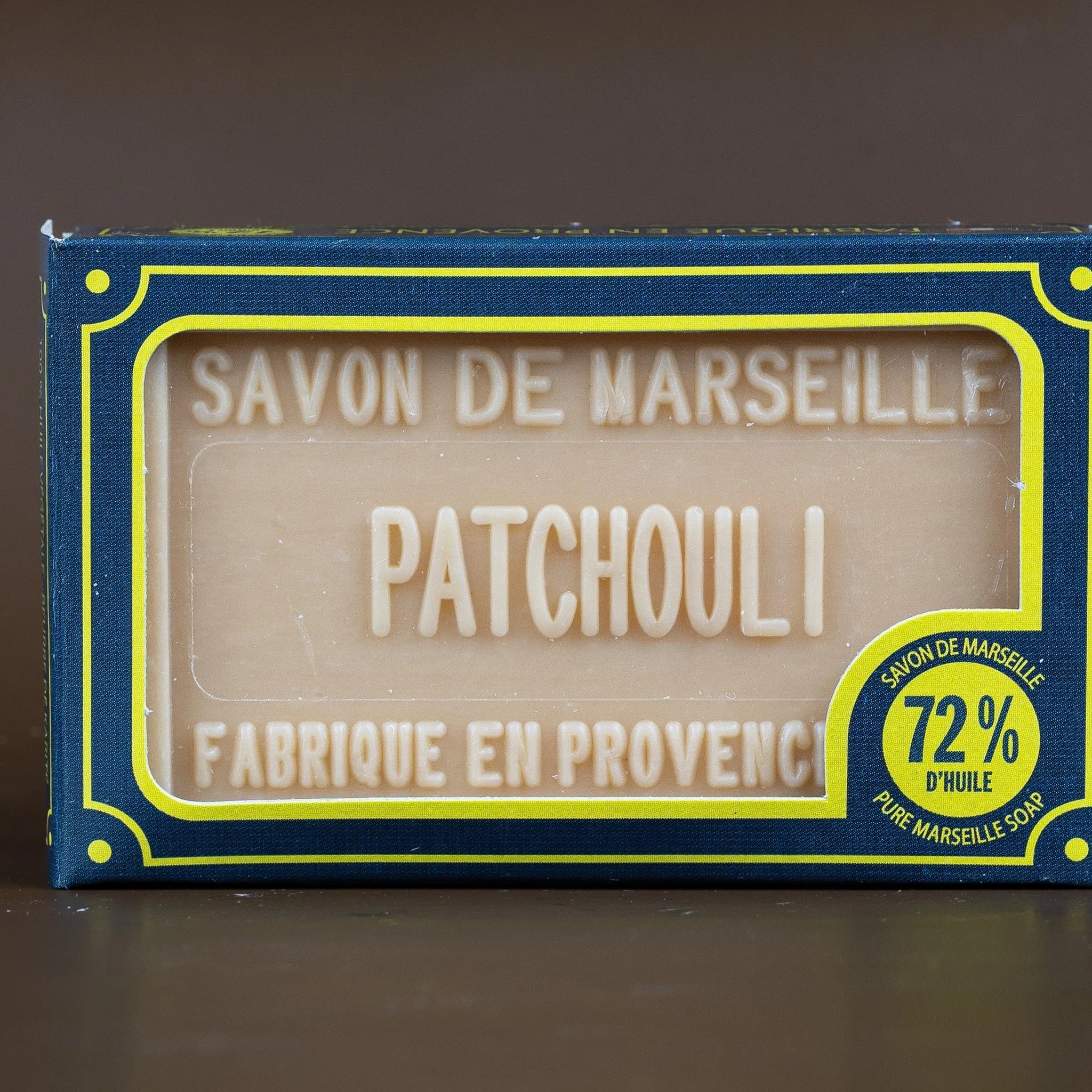 BLEU JAUNE Patchouli, Marseille Soap with Shea Butter | 100g French Soaps UK