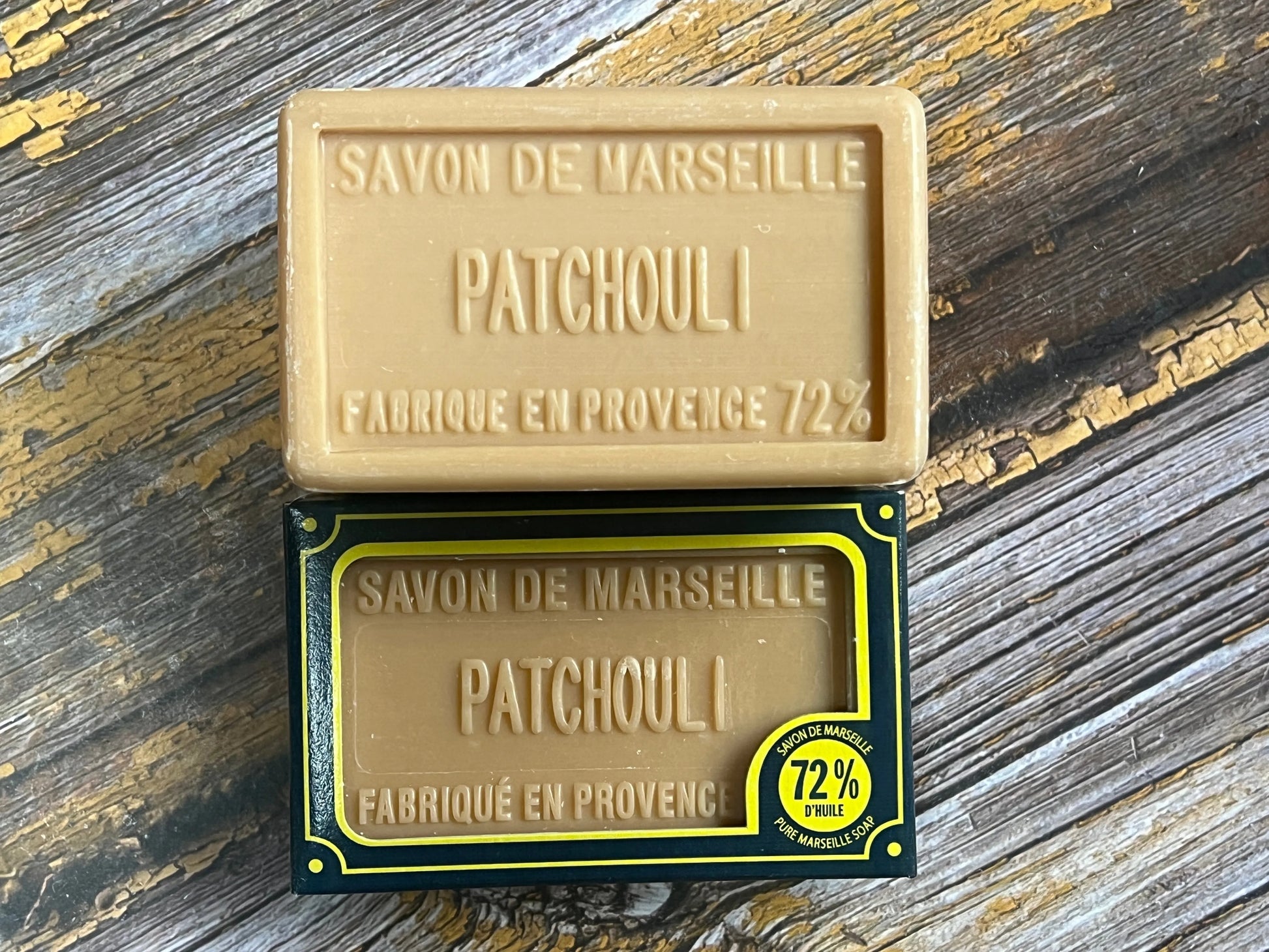 BLEU JAUNE Patchouli, Marseille Soap with Shea Butter | 250g French Soaps UK