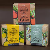 TADÉ PAYS DU LEVANT Peach Marseille Soap with Olive Oil | 100g French Soaps UK