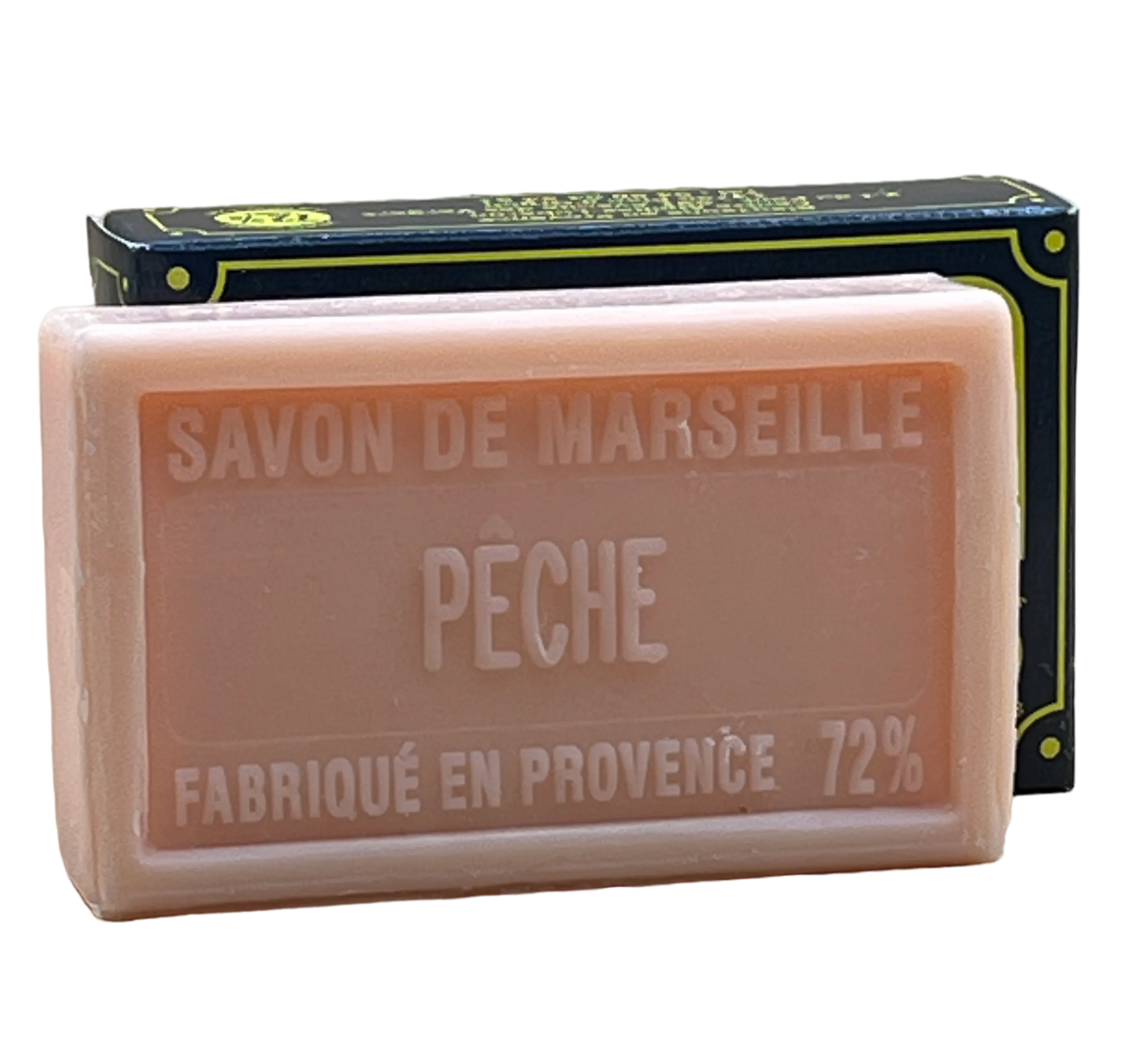 BLEU JAUNE Pêche (Peach) Marseille Soap with Shea Butter 100g French Soaps UK