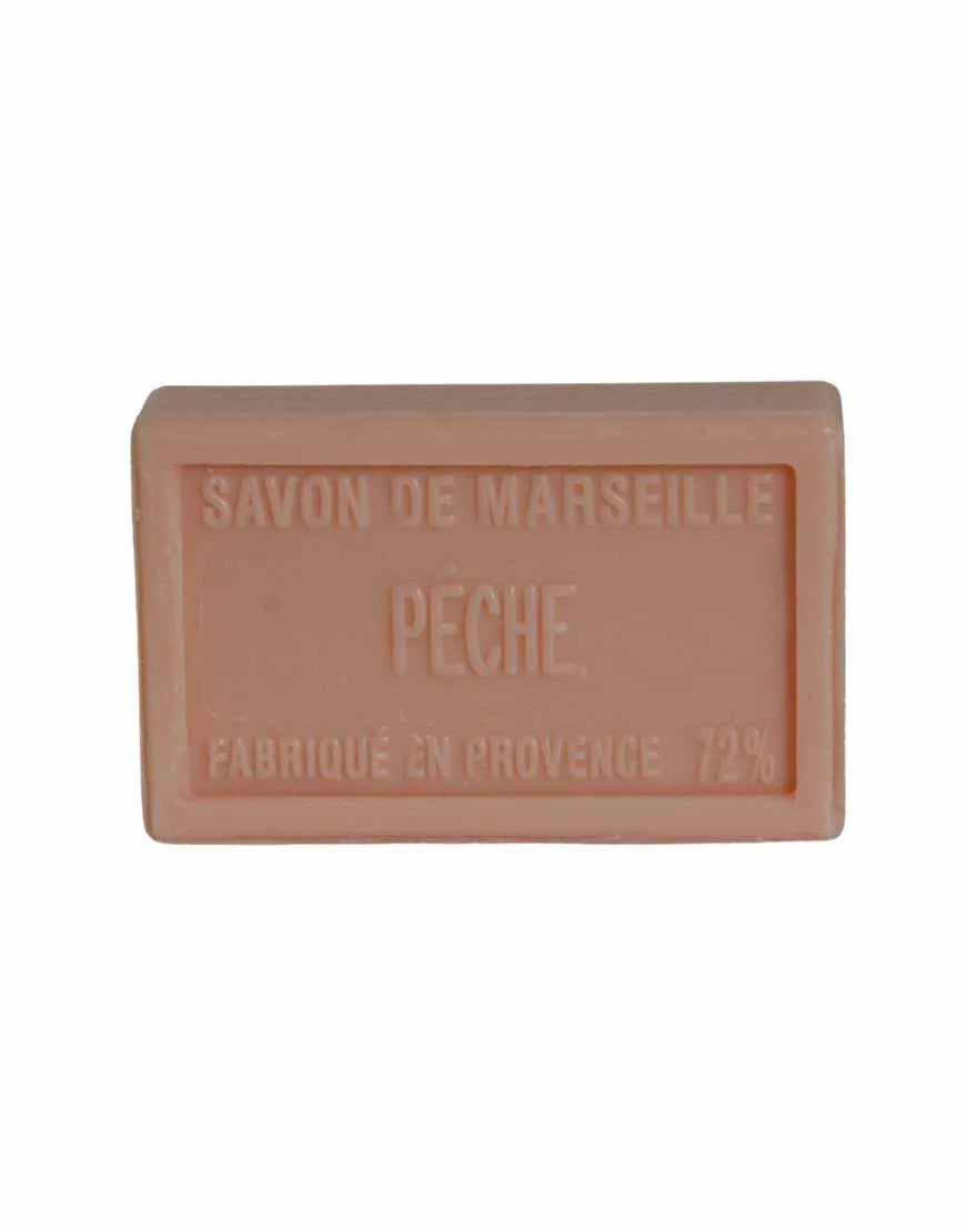 BLEU JAUNE Pêche (Peach) Marseille Soap with Shea Butter 100g French Soaps UK