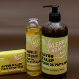 TADÉ PAYS DU LEVANT Pistachio Flower Aleppo Liquid Soap, Dry & Intolerant Skin | 500ml French Soaps UK