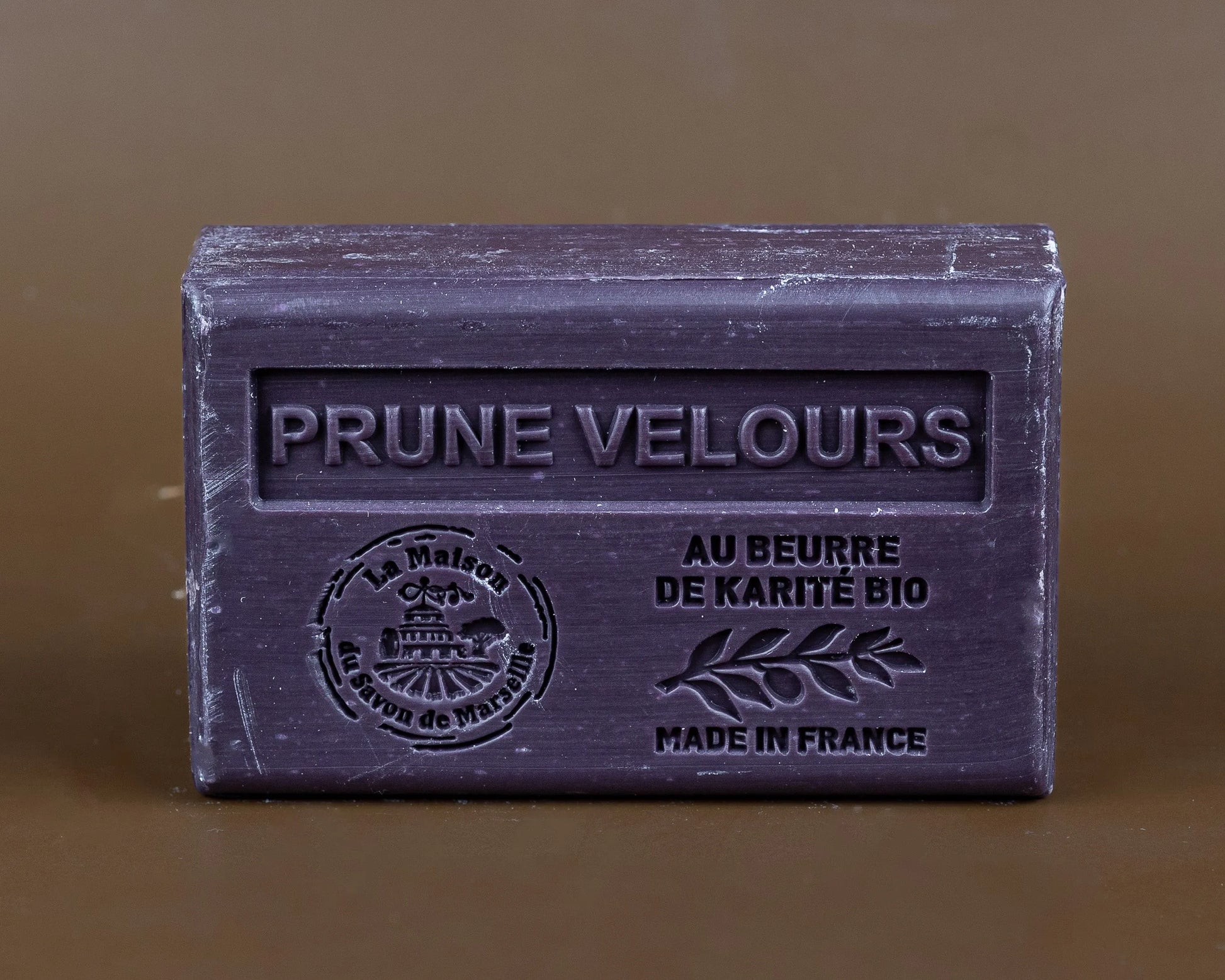 La Maison du Savon de Marseille Plum (Prune Velours) French Soap with Organic Shea Butter 125g French Soaps UK