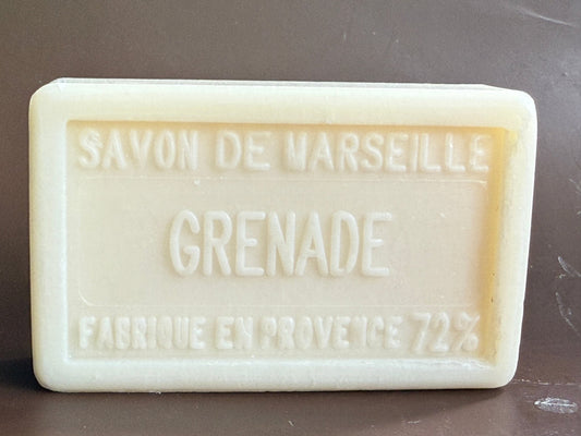 Pomegranate Oil, Enriched Marseille Soap | 100g