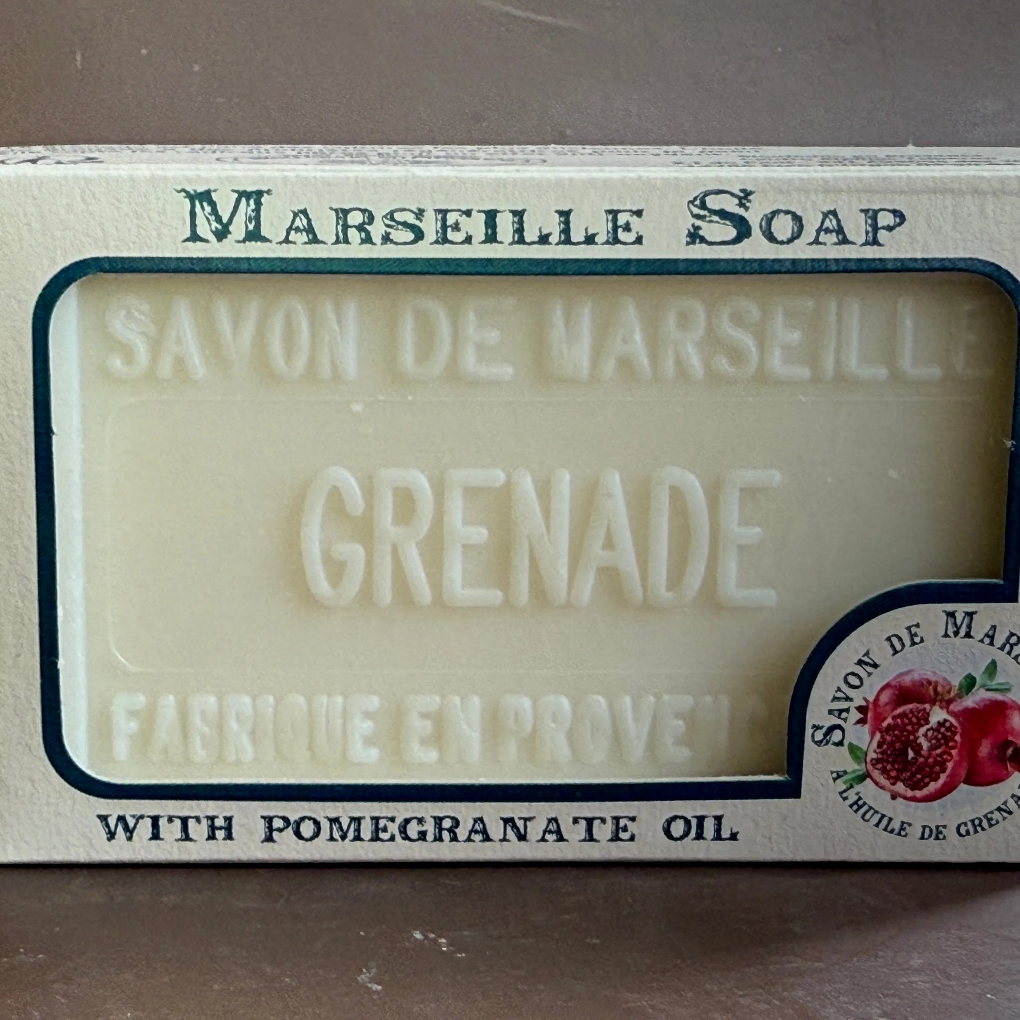 BLEU JAUNE Pomegranate Oil, Enriched Marseille Soap | 100g French Soaps UK