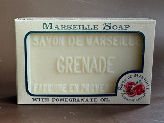 BLEU JAUNE Pomegranate Oil, Enriched Marseille Soap | 100g French Soaps UK