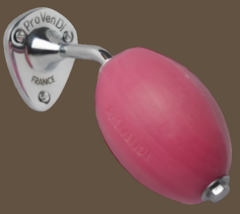 Rose Rotating Wall Soap - Chrome Wall Arm, by Provendi