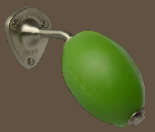 Verbena Rotating Wall Soap - Brushed Steel Wall Arm, by PROVENDI