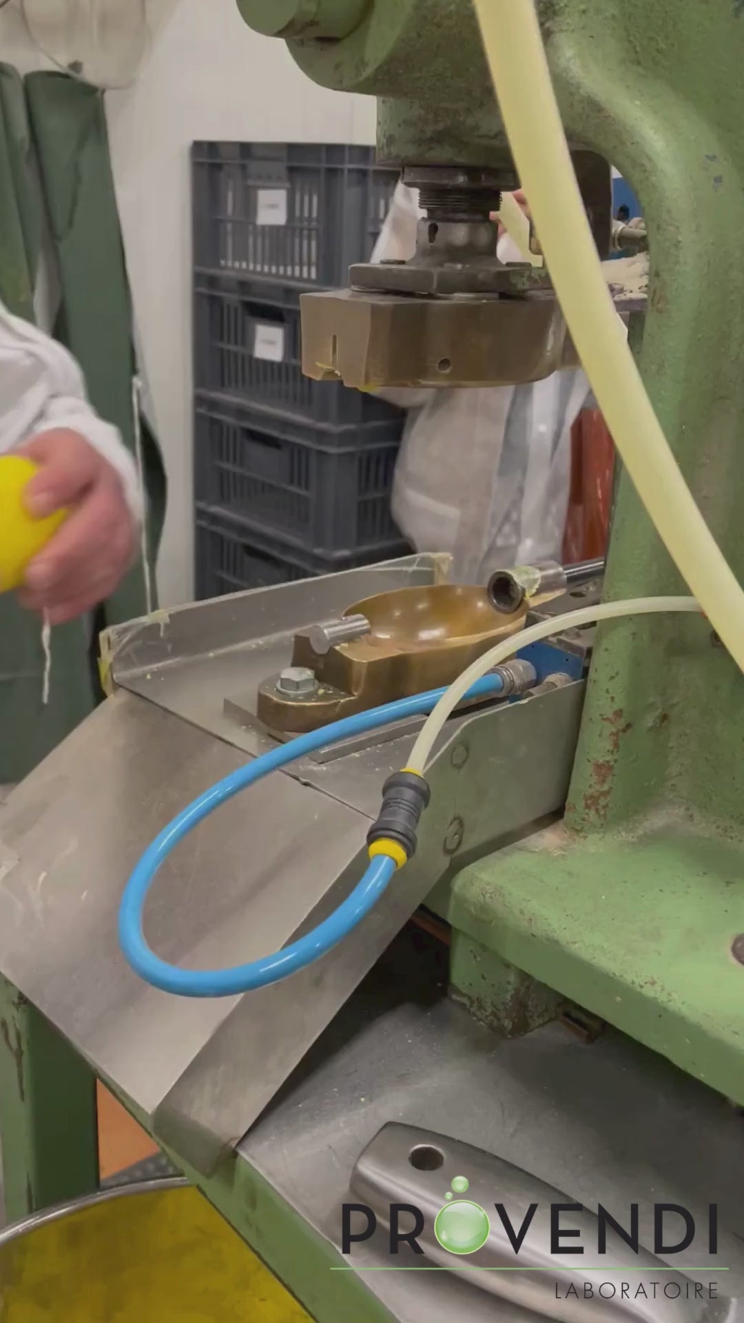 Video showing Provendi Wall Soap being Hand pressed