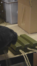 Video of Fer a Cheval La Cigala Marseille Soap Being hand finished and pressed into shape