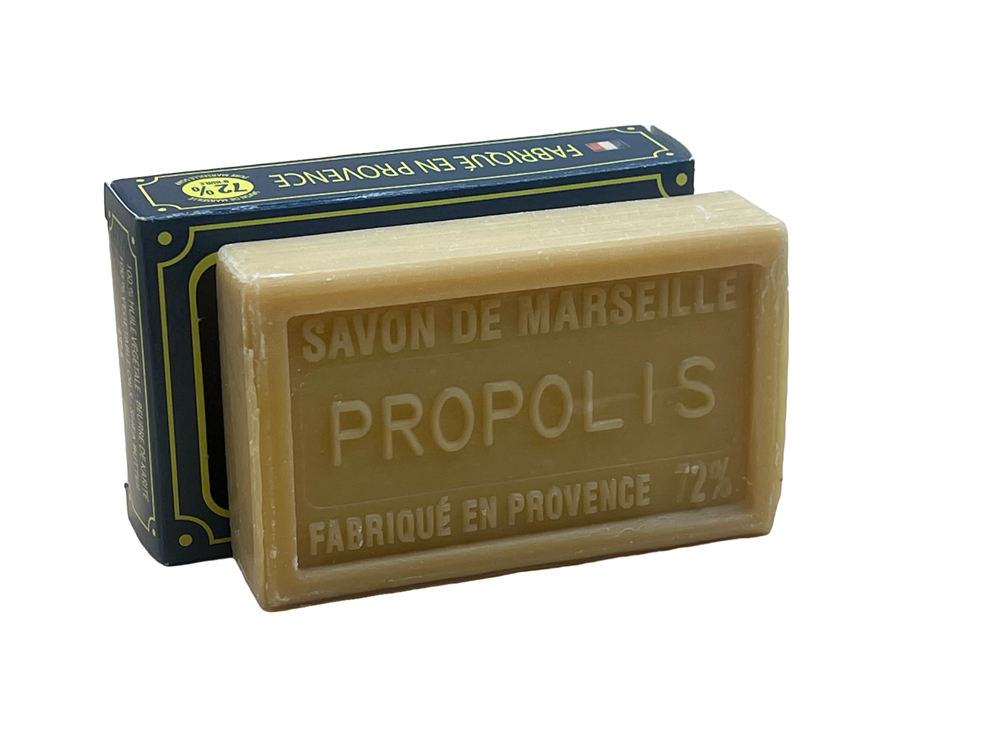 BLEU JAUNE Propolis, Marseille Soap with Olive Oil| 100g French Soaps UK