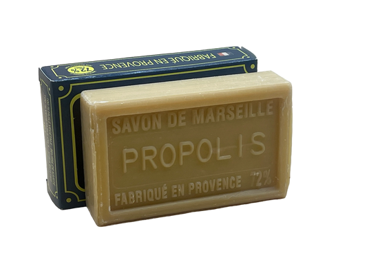 BLEU JAUNE Propolis, Marseille Soap with Olive Oil| 100g French Soaps UK