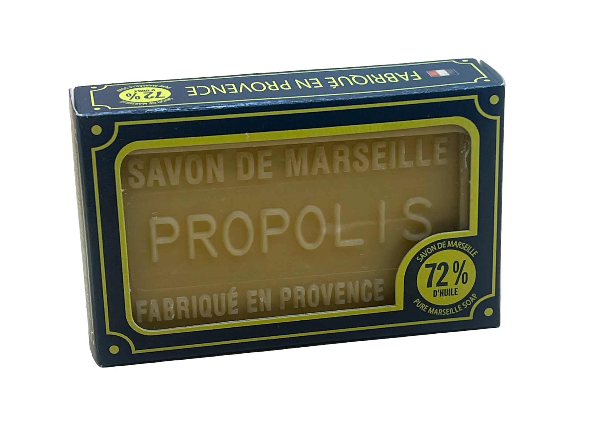 BLEU JAUNE Propolis, Marseille Soap with Olive Oil| 100g French Soaps UK