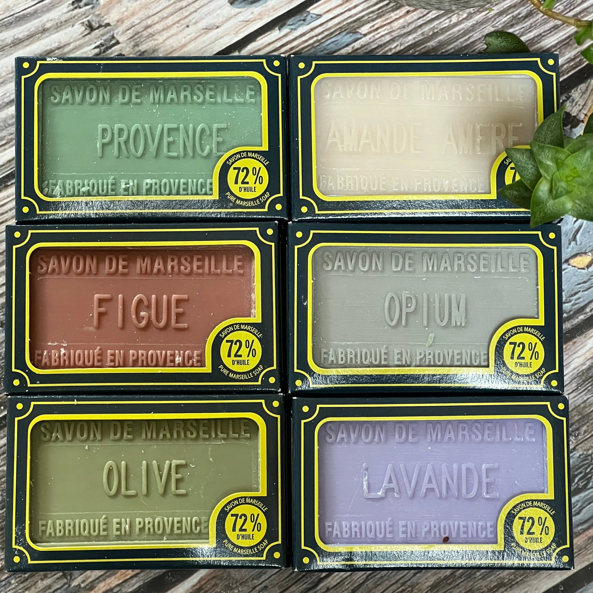 BLEU JAUNE Provence Selection   (worth £20.40) French Soaps UK