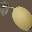 PROVENDI Provendi Almond Rotating Wall Soap | Brushed Steel Wall Arm French Soaps UK
