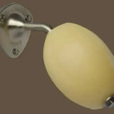 PROVENDI Provendi Almond Rotating Wall Soap | Brushed Steel Wall Arm French Soaps UK